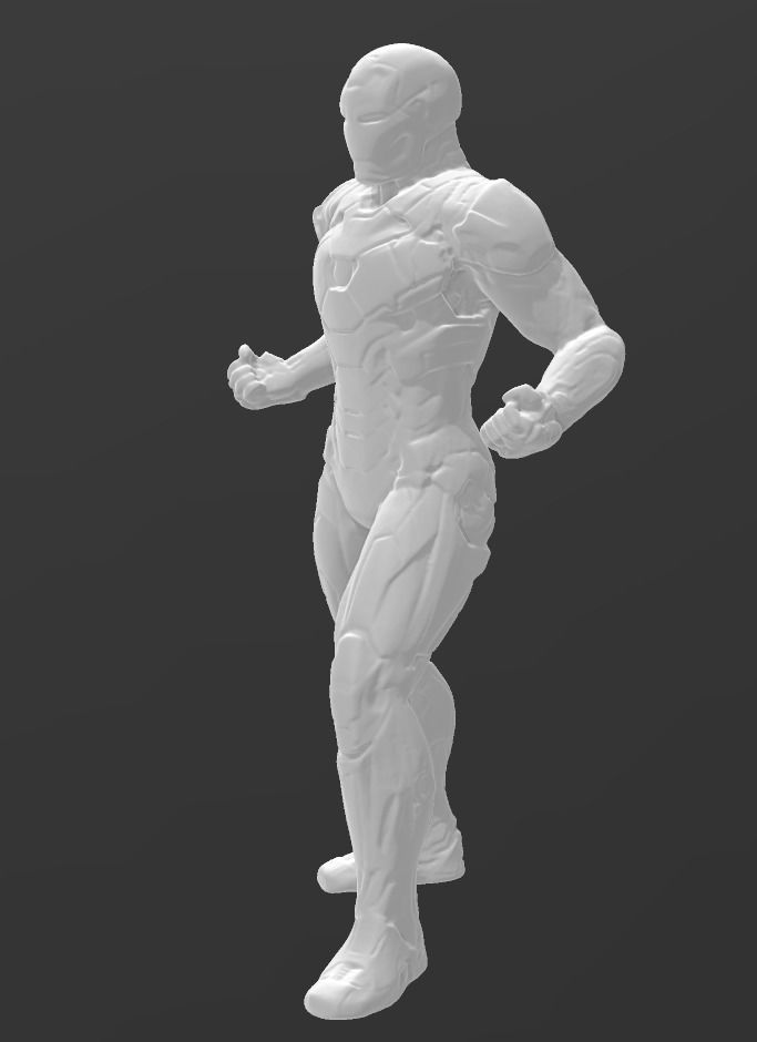 Modello STL dettagliato di Iron Man per stampa 3D 3D print model_1
