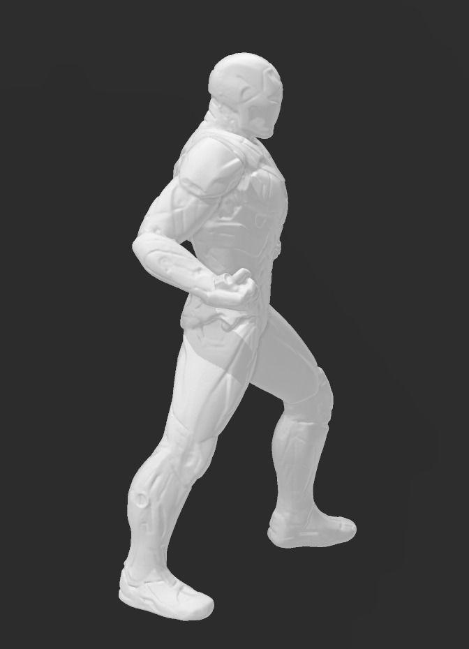 Modello STL dettagliato di Iron Man per stampa 3D 3D print model_5