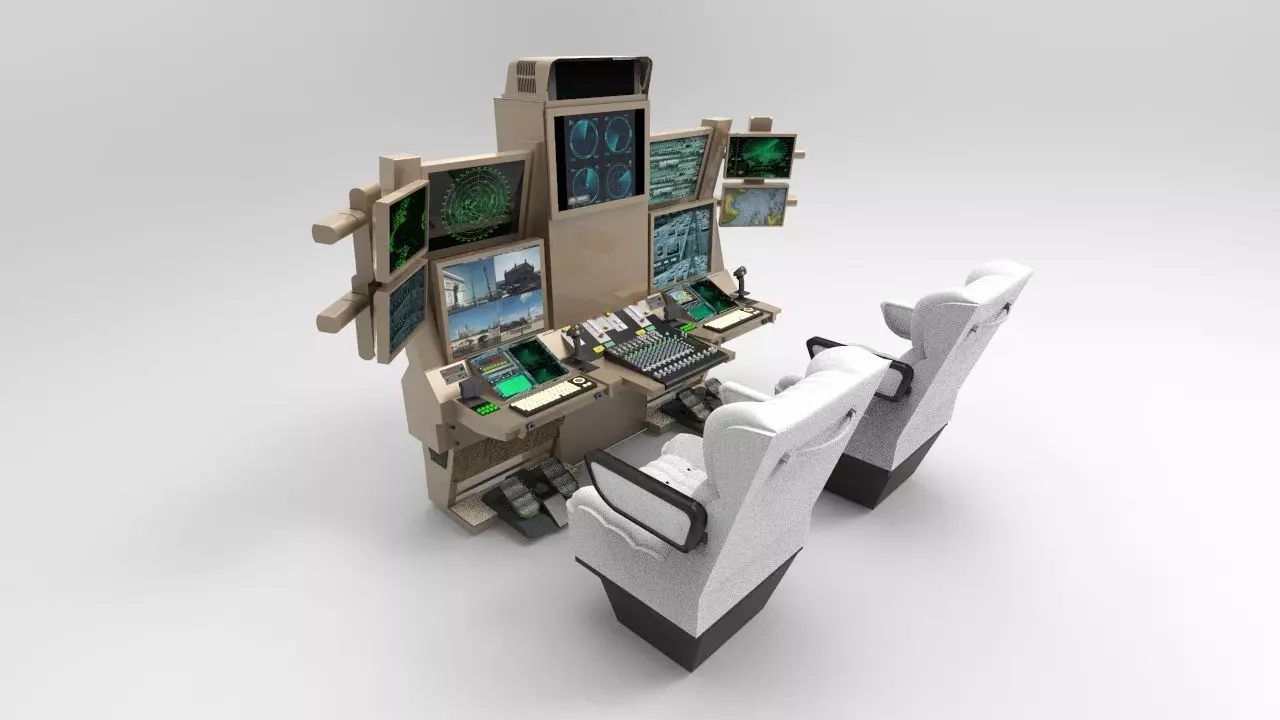 Drone Command Center 3D model_0