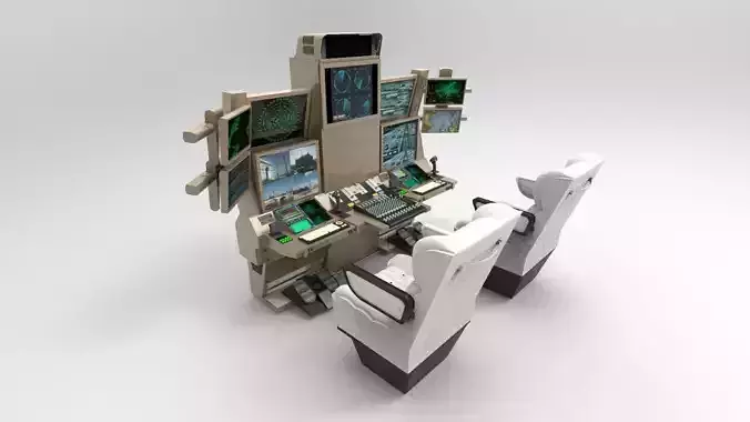 Drone Command Center 3D model