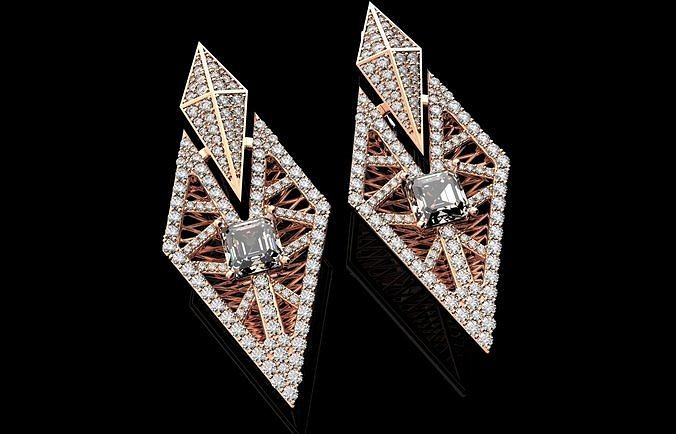 Number 11 Transformer Earrings 3D print model