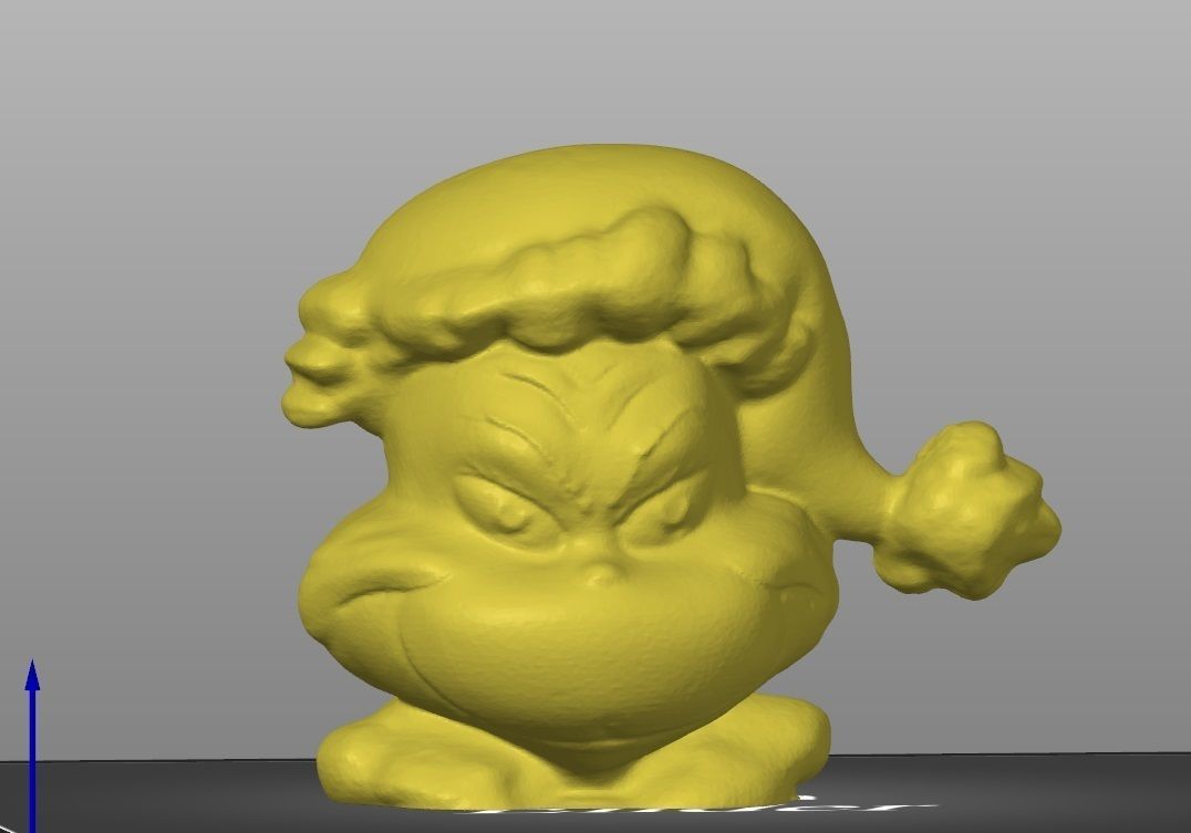  grinch 3 sizes statue 3D print model_4