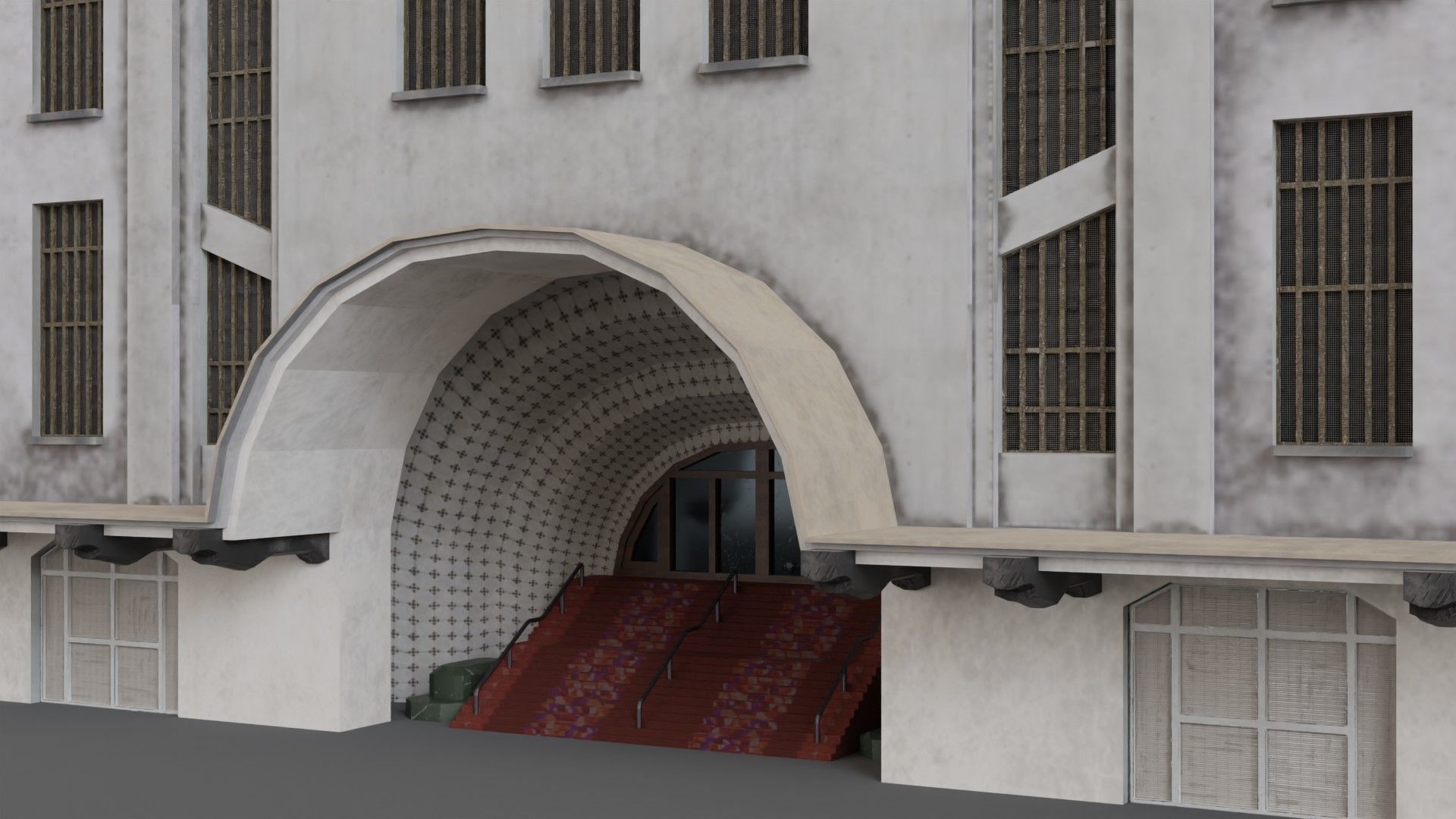 Edificio Ermita CDMX 3D model_2