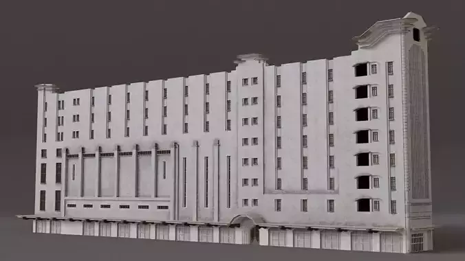 Edificio Ermita CDMX 3D model