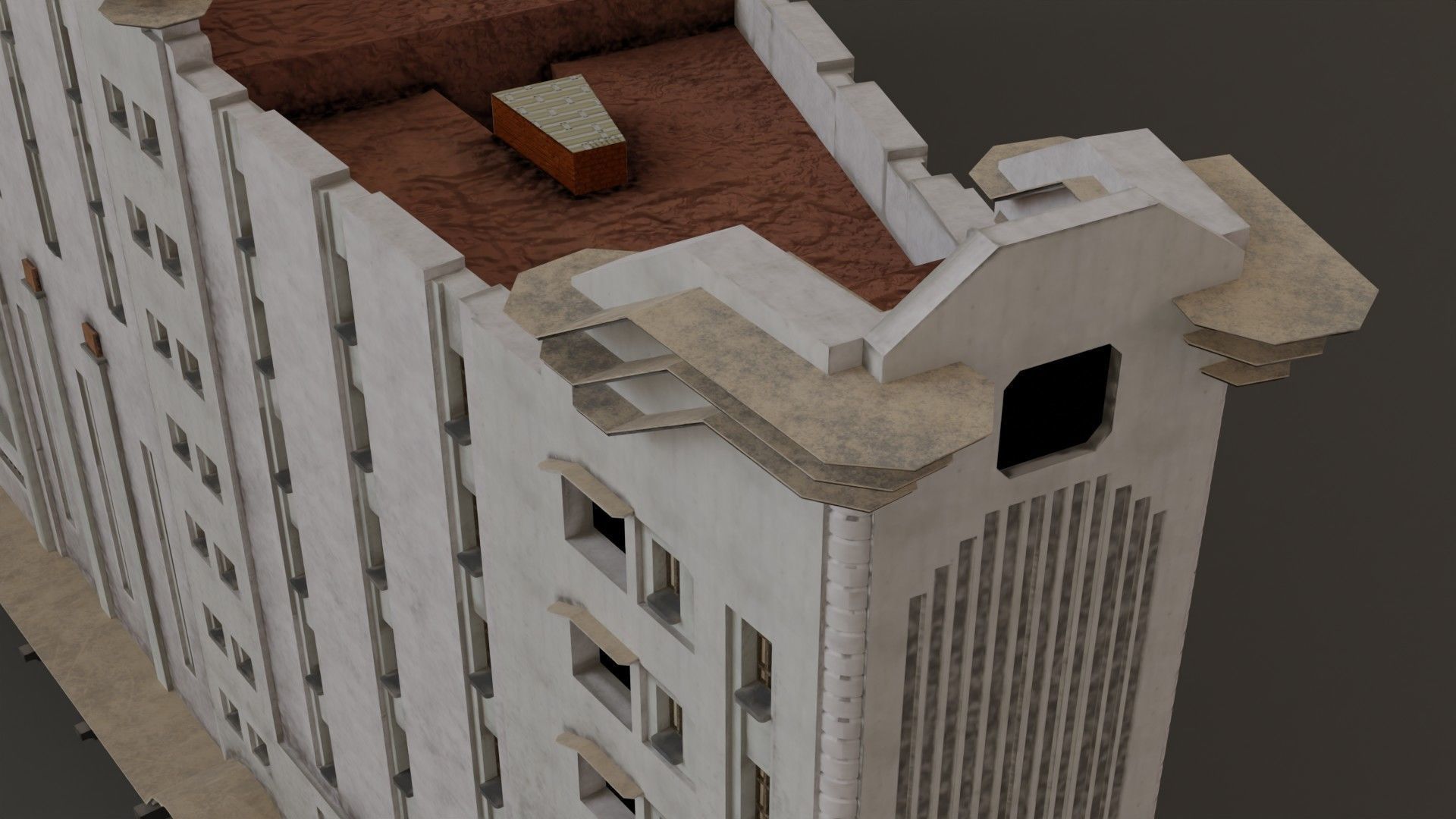 Edificio Ermita CDMX 3D model_4