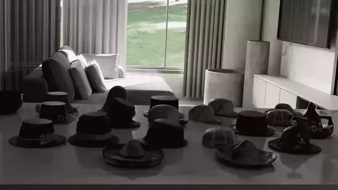 Top Hat Treasures 3D Model Pack