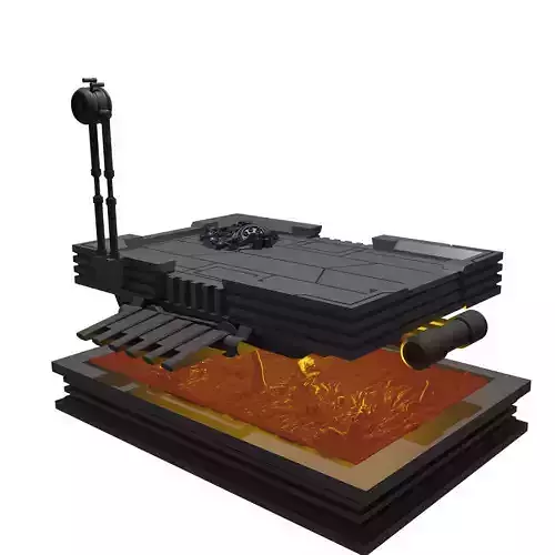 One12 Scale Lava Sciff 3D print model