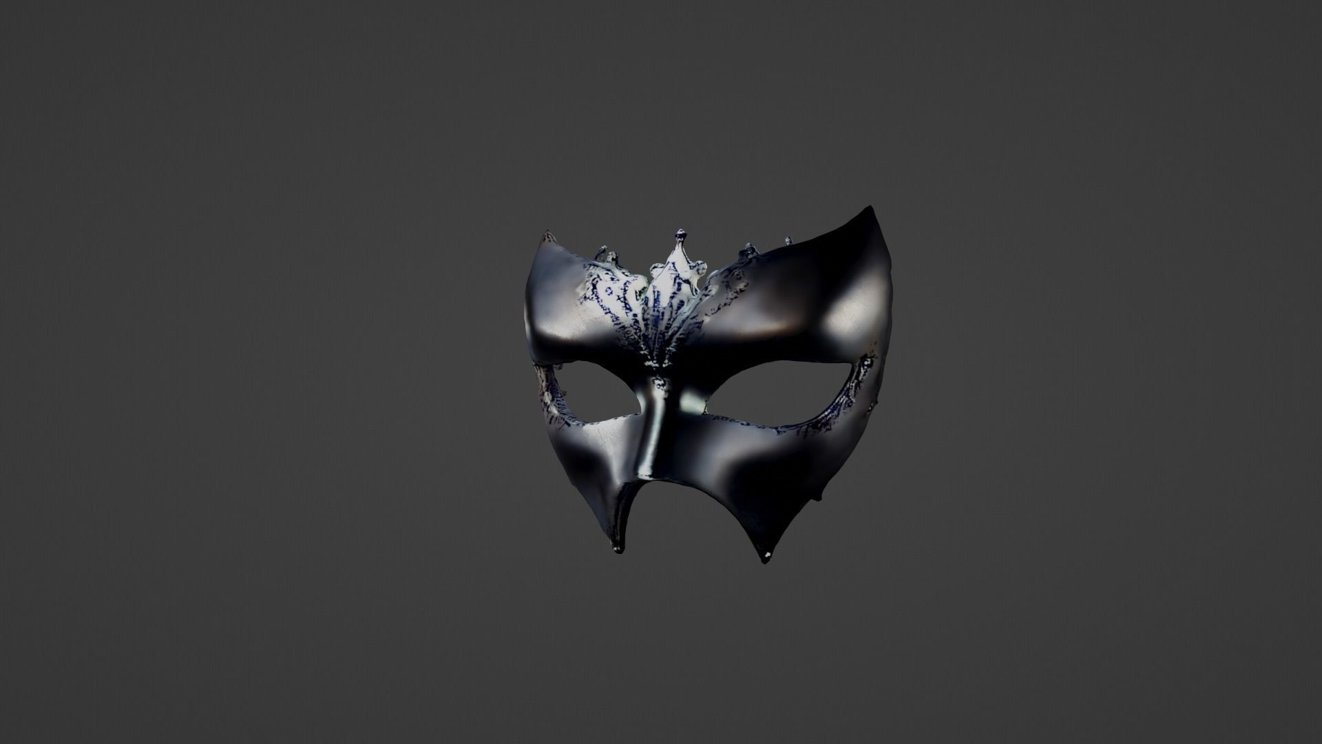 Halloween Mask Low-poly 3D model_6