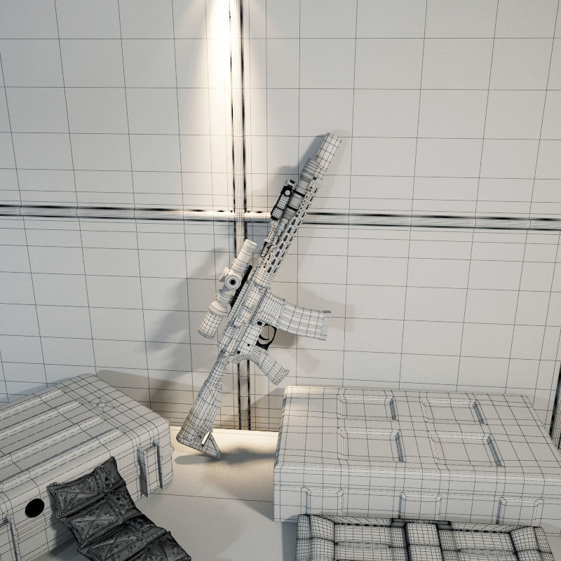 BCM Machine Gun 3D model_3