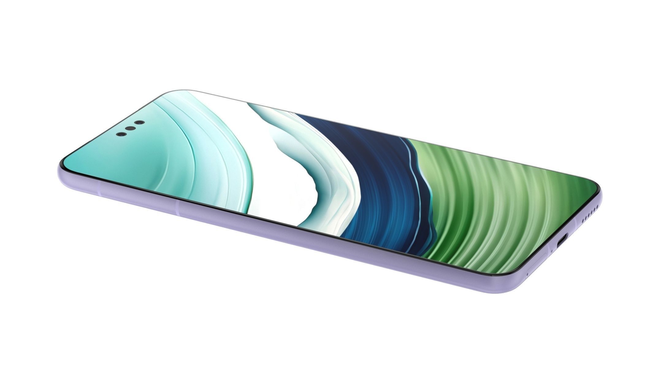 Huawei Mate 60 Pro Purple 3D model_5