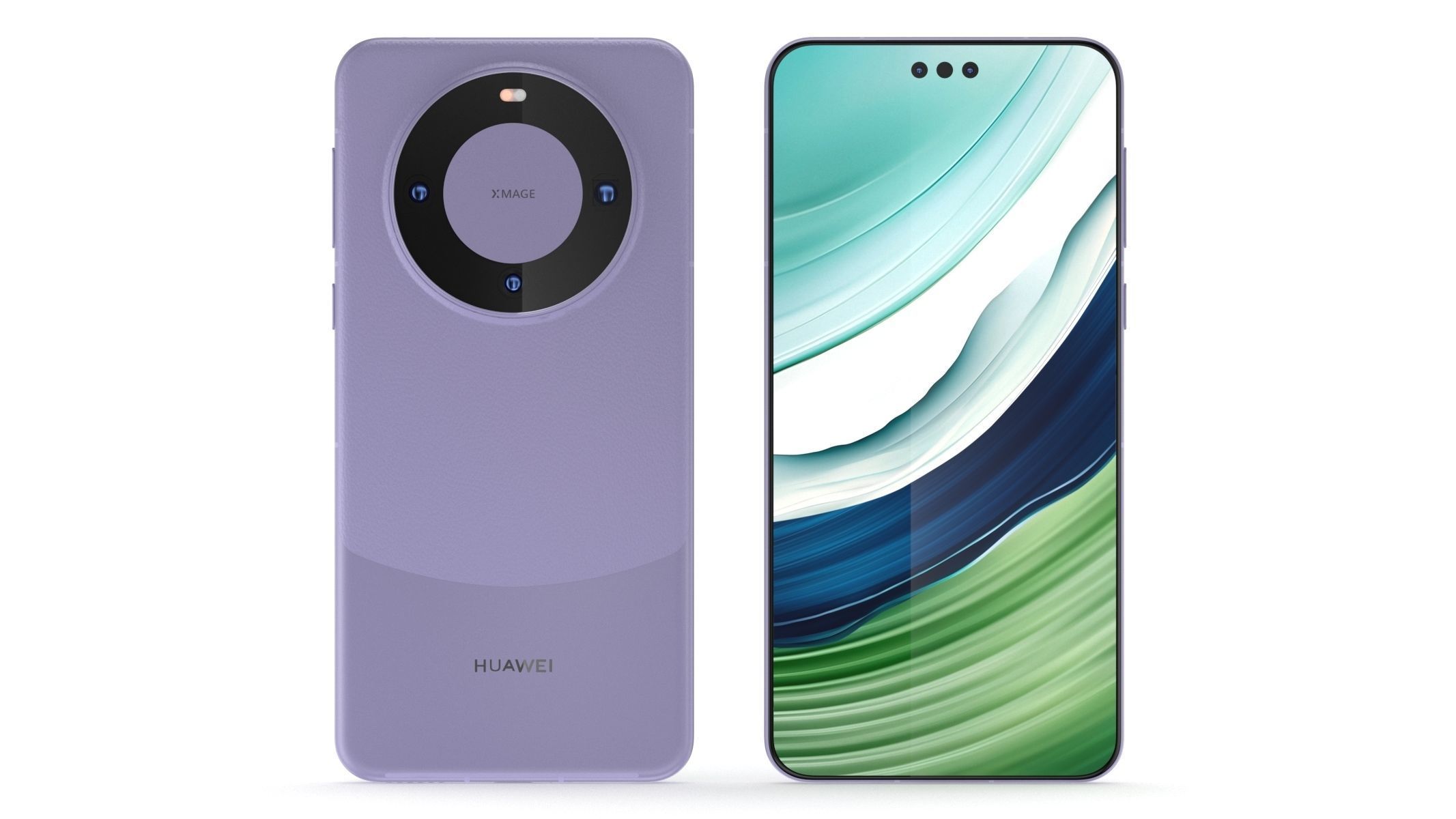 Huawei Mate 60 Pro Purple 3D model_12