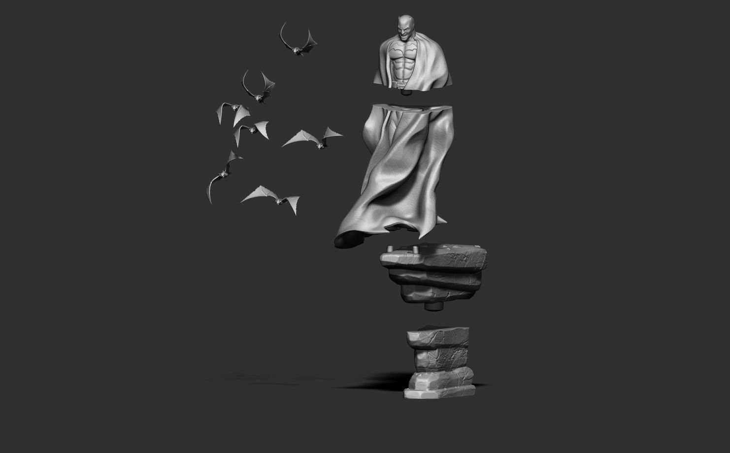 Batman Batcave 3D print model_9