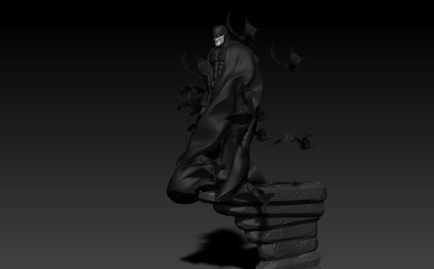 Batman Batcave 3D print model_6