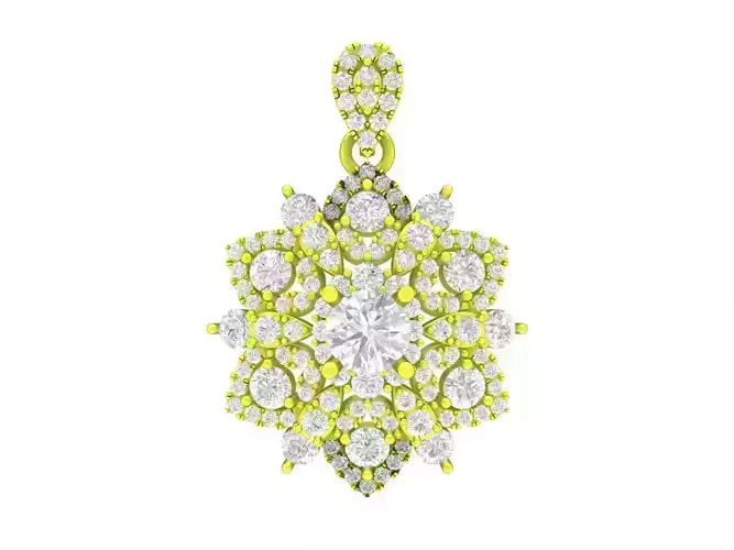 A7177 Luxury HongKong Diamond Pendant For Women