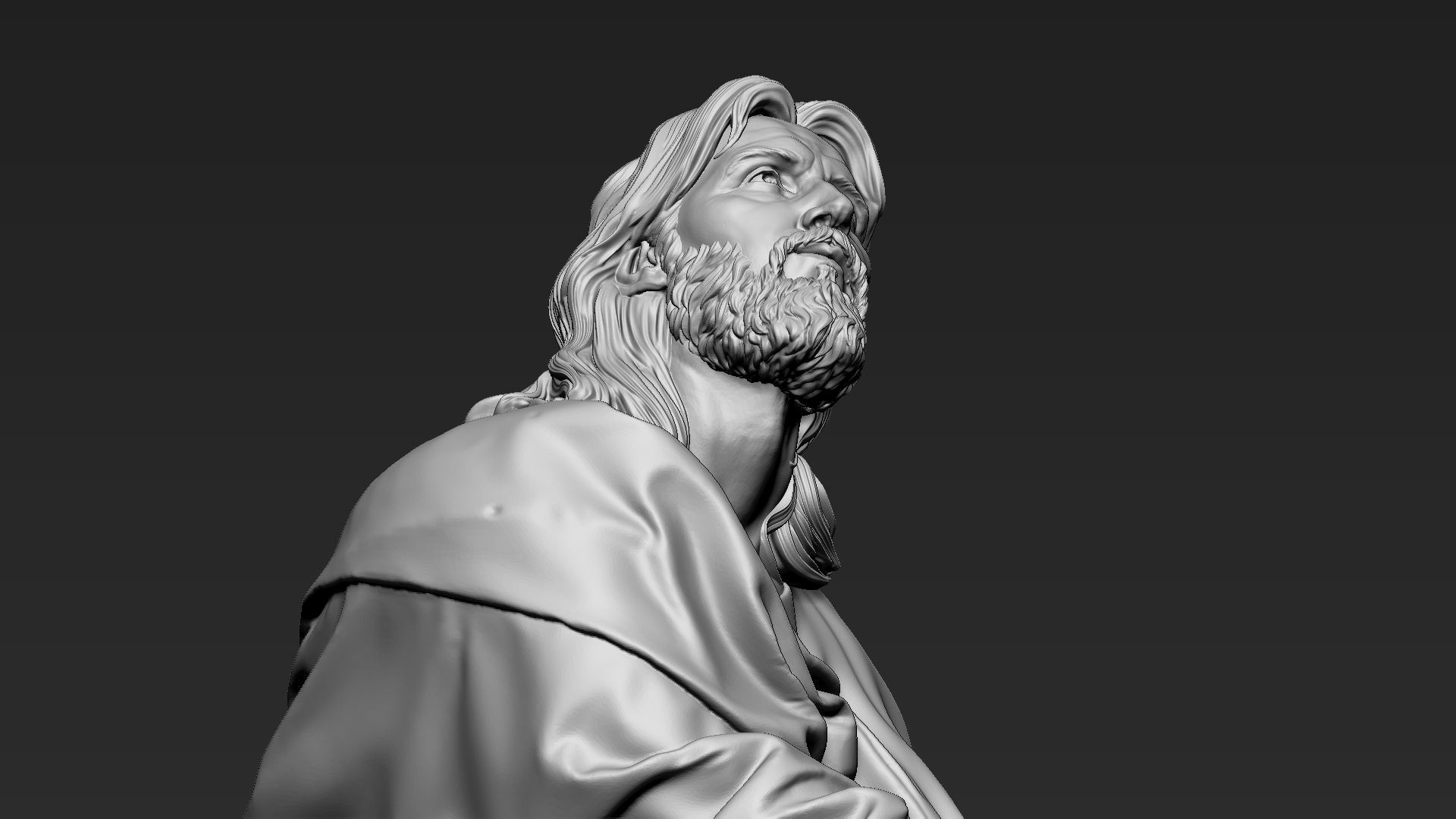 Jesus Sculpture 11 3D print model_20
