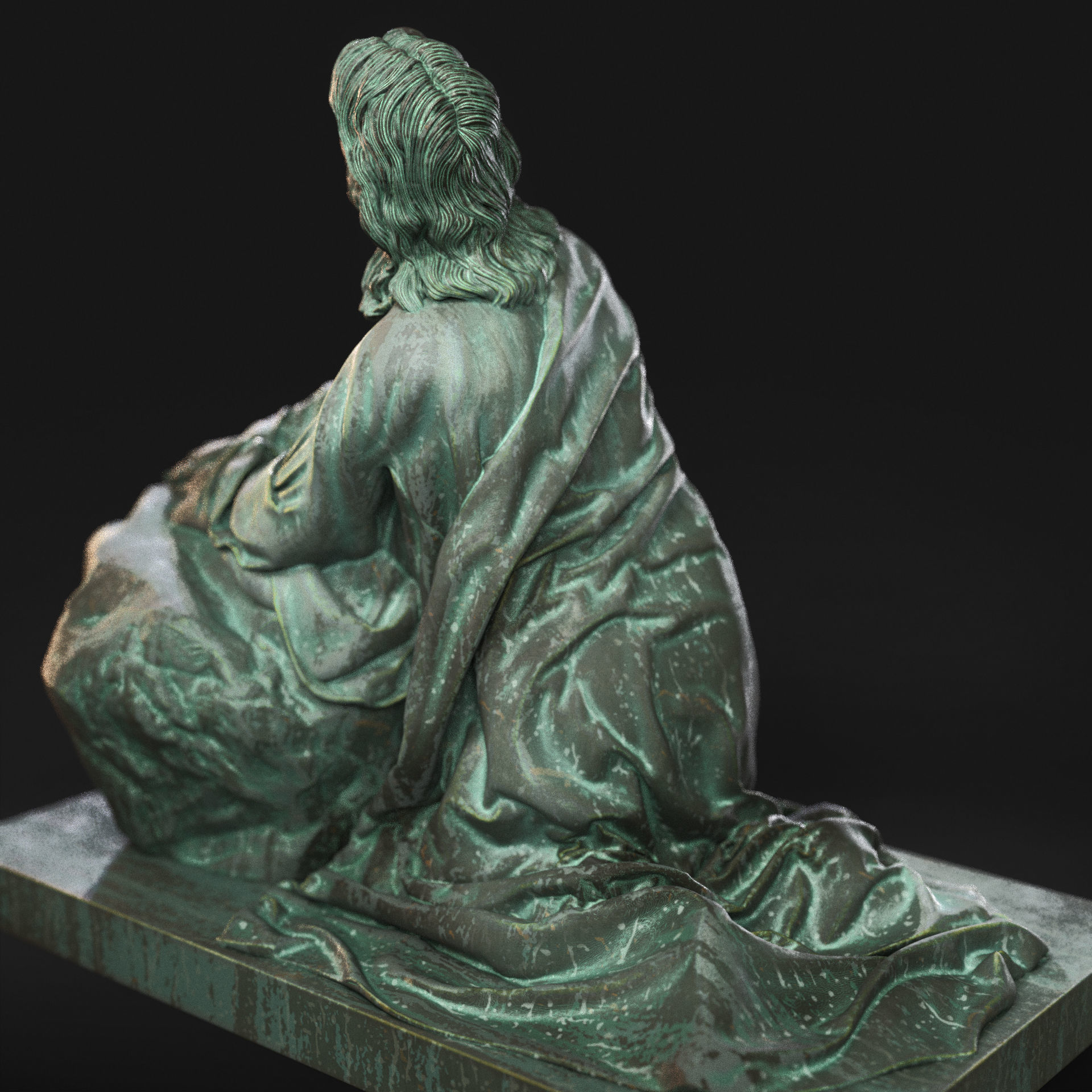 Jesus Sculpture 11 3D print model_2