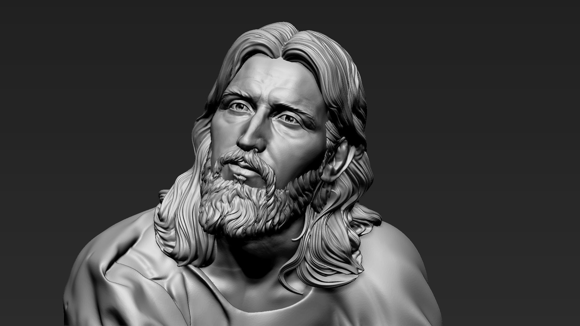 Jesus Sculpture 11 3D print model_18