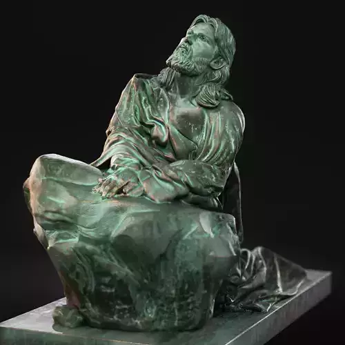 Jesus Sculpture 11 3D print model