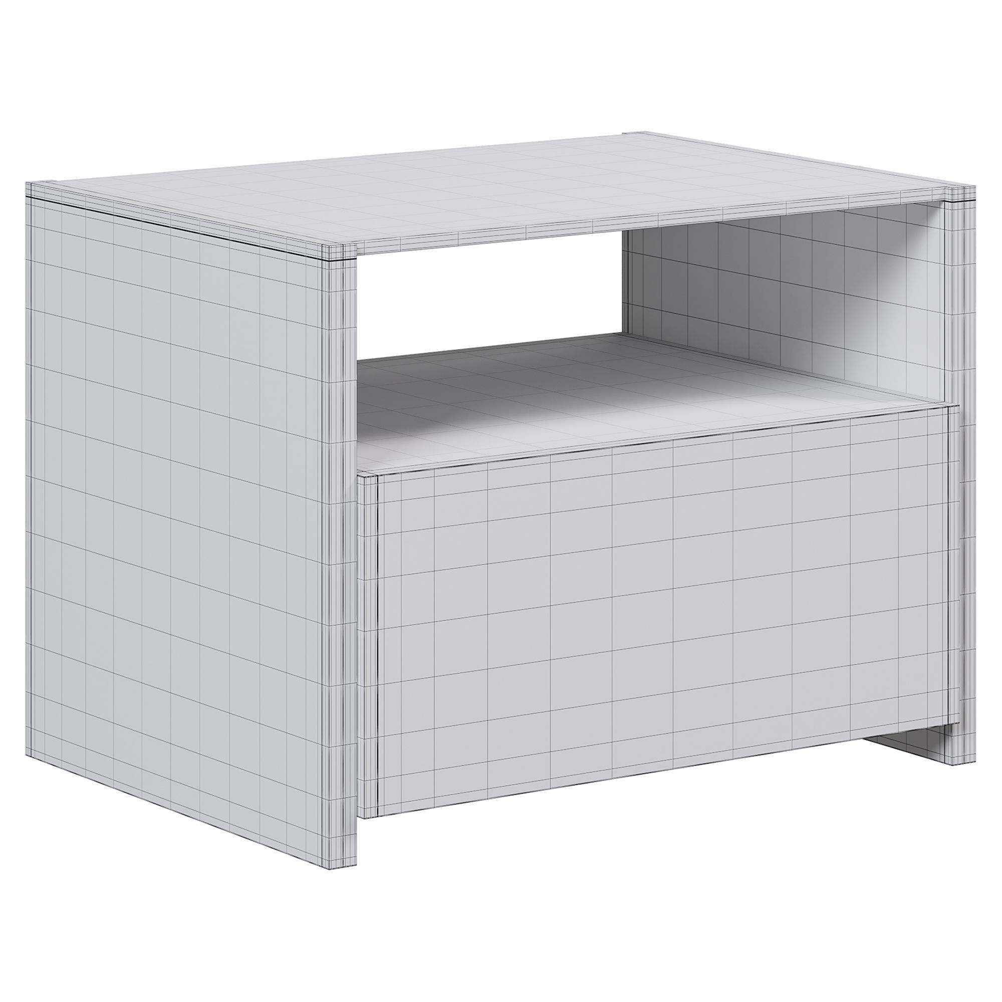 Kugha Bedside Table By Evanyrouse 3D model_2