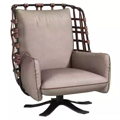  COCOON BERGERE Armchair By Gamma 3D model