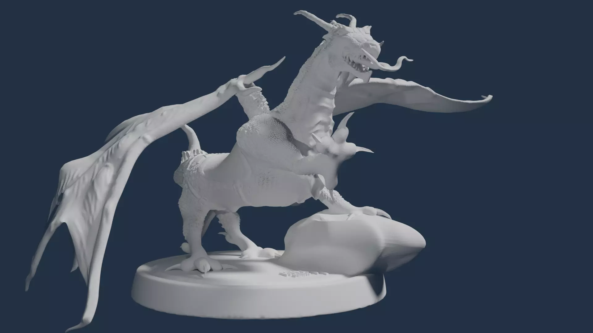 Draug The Royal Dragon Of Blaze 3D print model_0