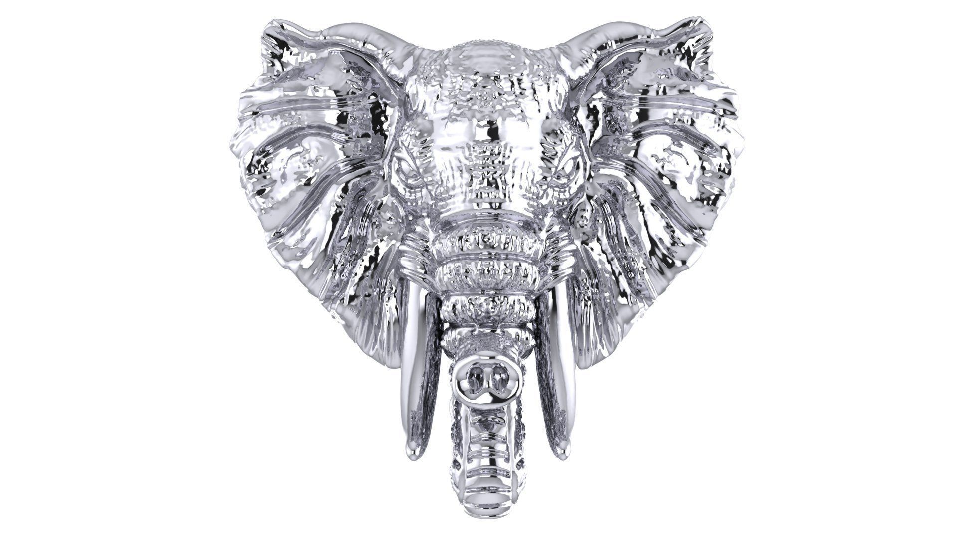 Elephant  3D print model_15