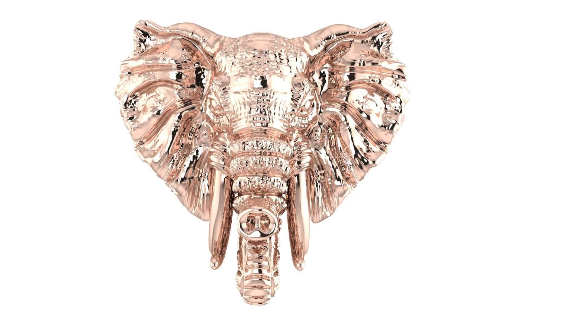 Elephant  3D print model_9