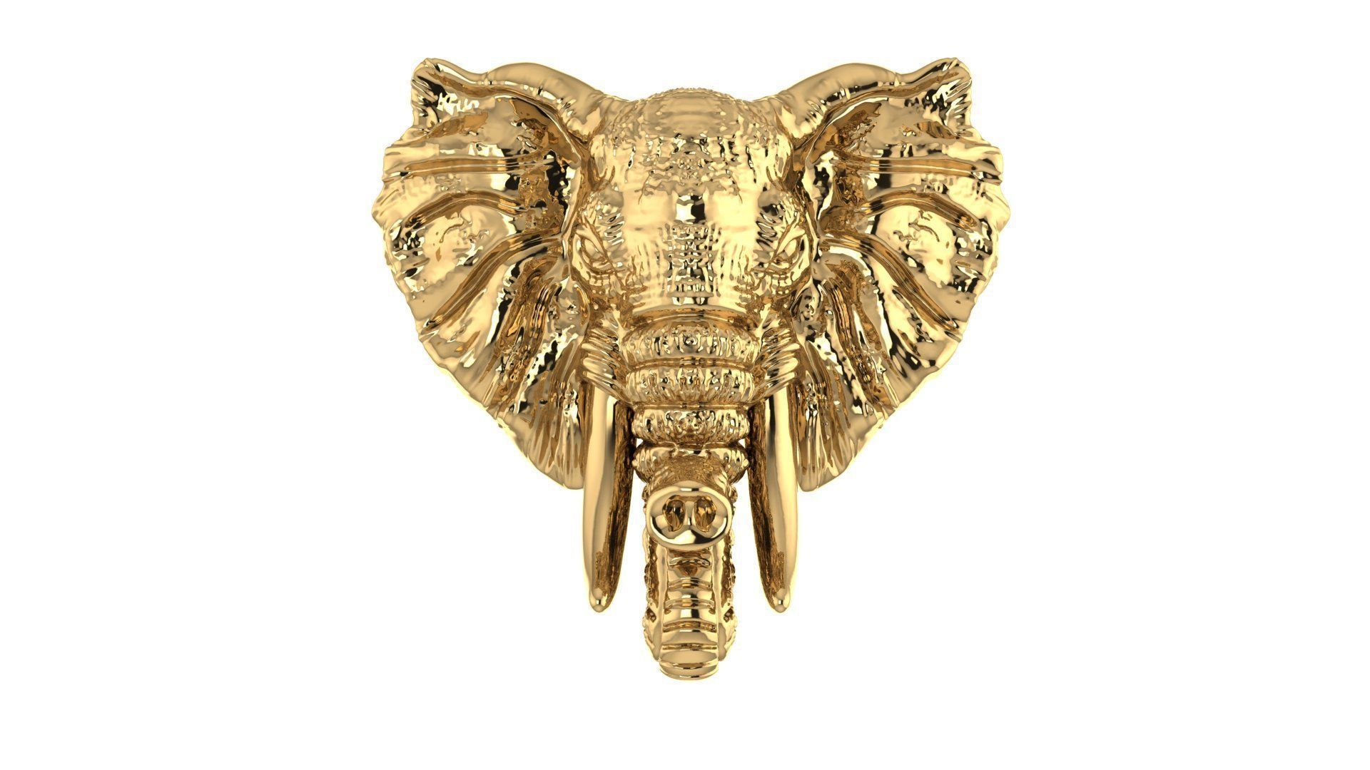 Elephant  3D print model_7