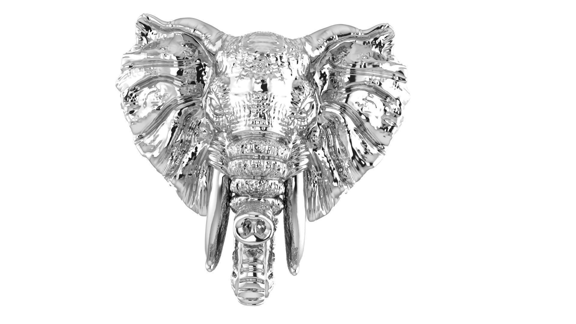 Elephant  3D print model_8