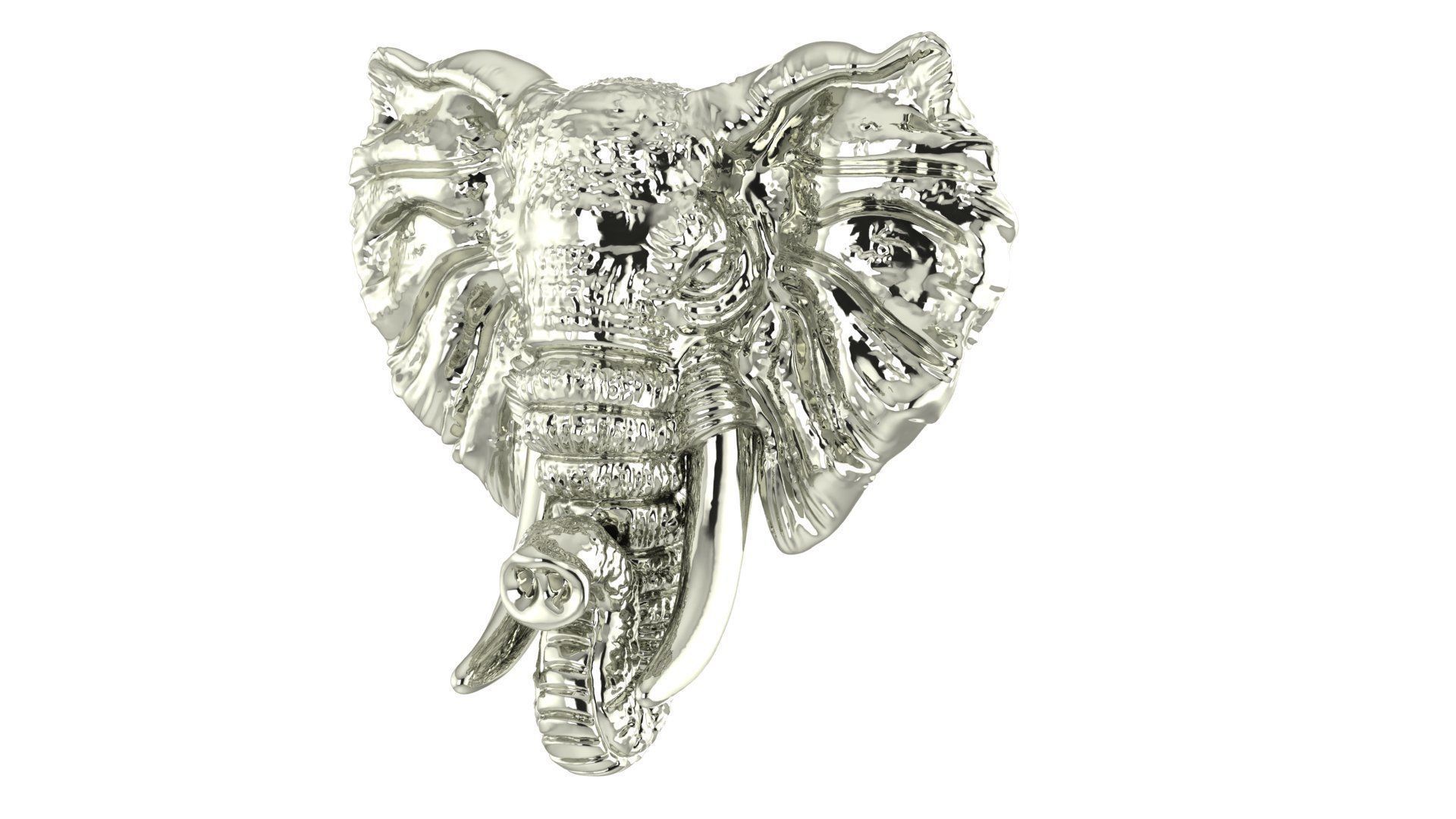 Elephant  3D print model_6