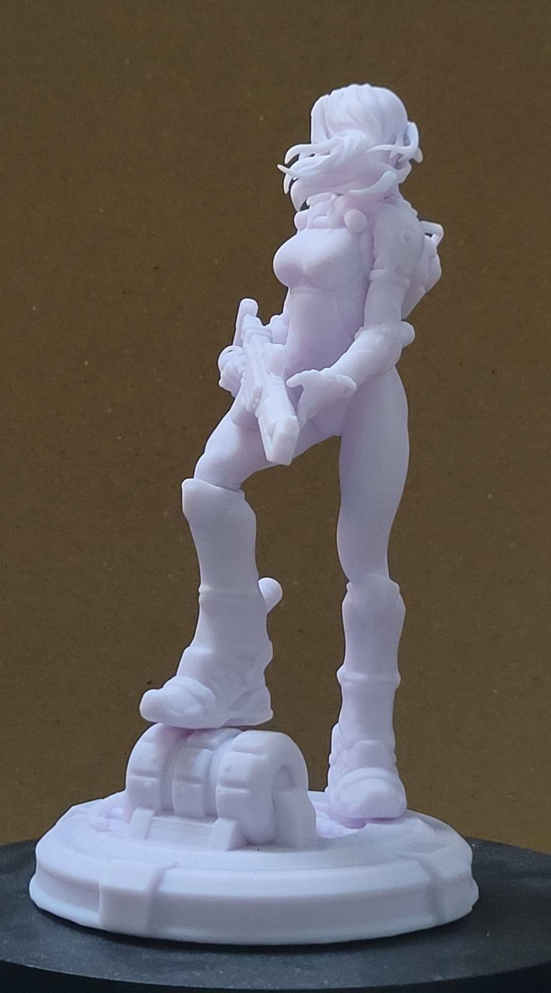 women warrior 3D print model_4