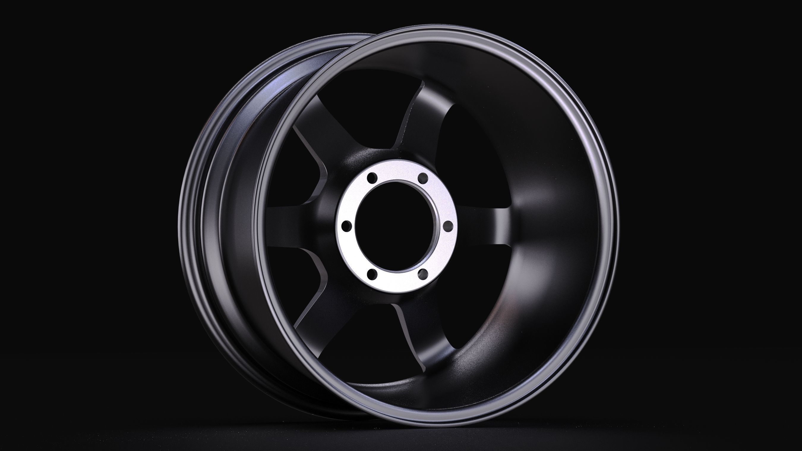 Volk RAYS TE37 Progressive Low-poly 3D model_9