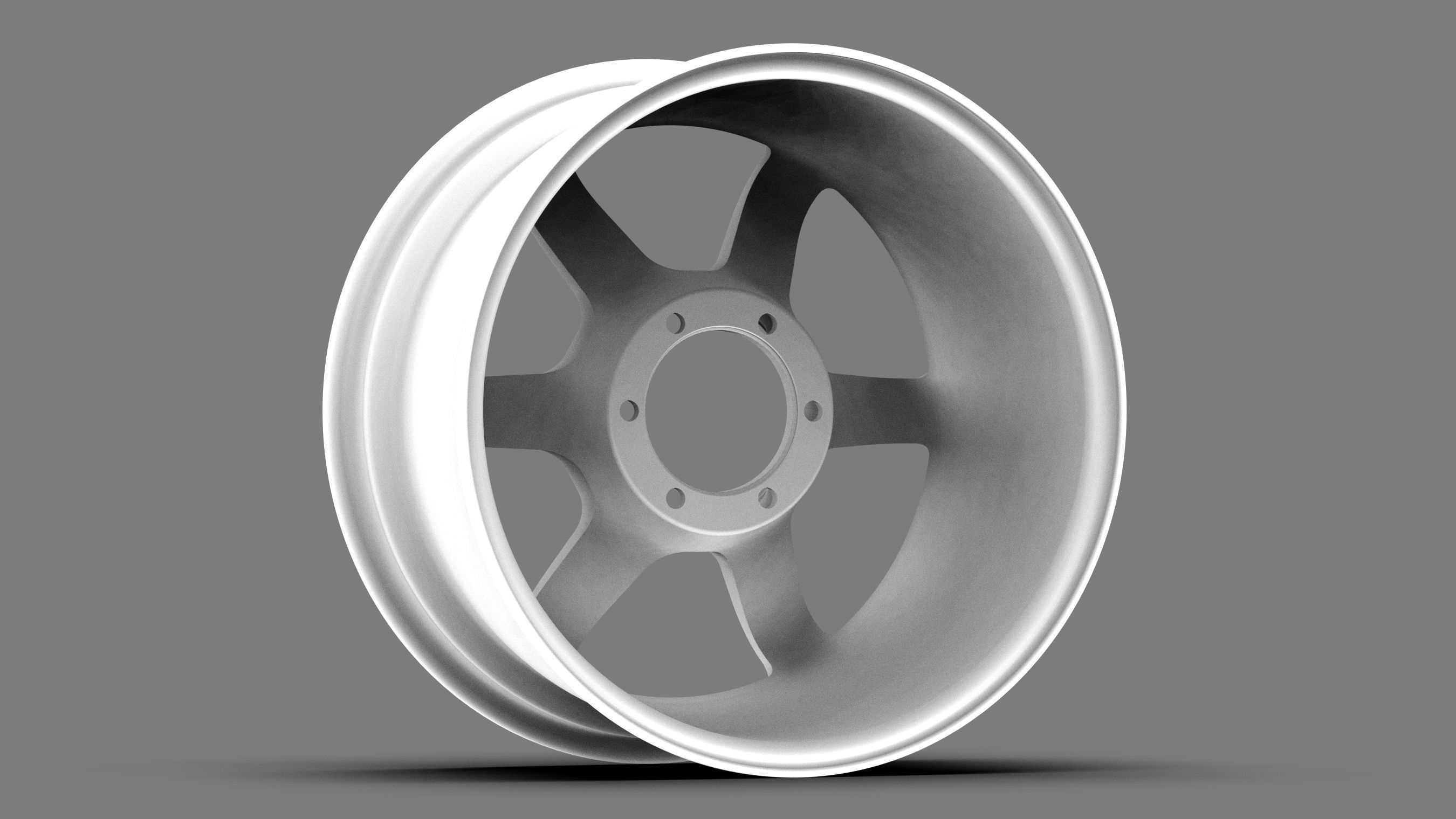 Volk RAYS TE37 Progressive Low-poly 3D model_13