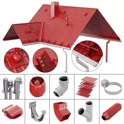 Roof big constructor n1 3D model
