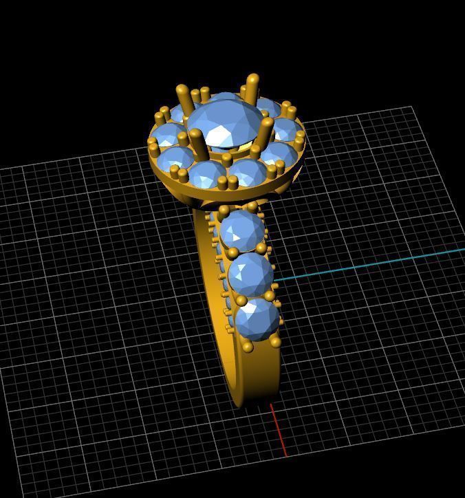 ring girl Free 3D print model_1