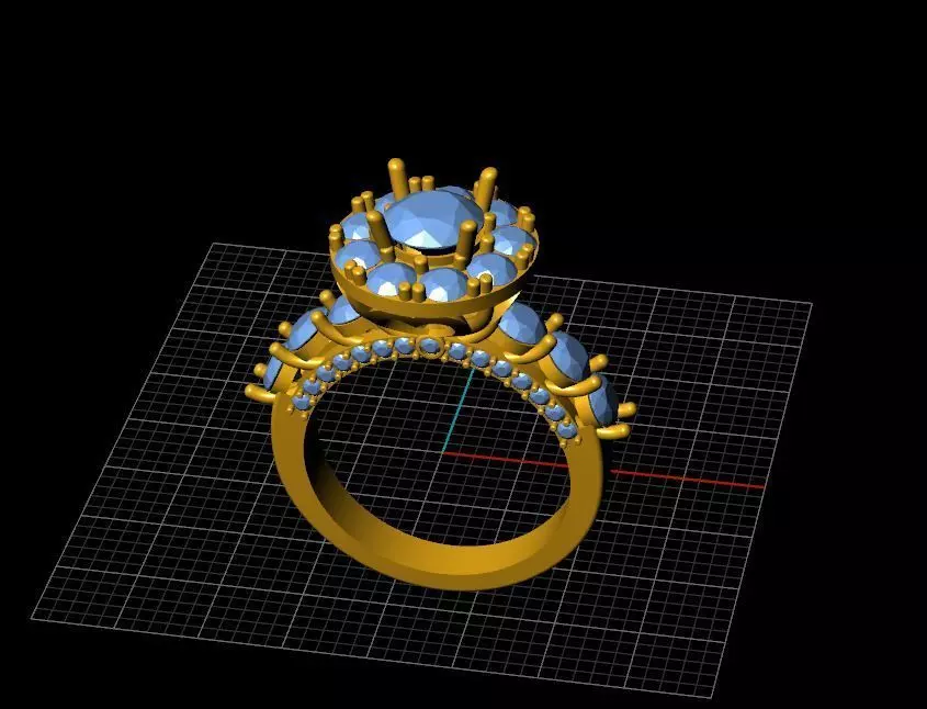 ring girl Free 3D print model_0