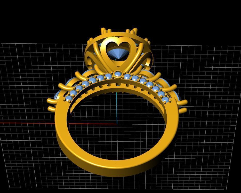 ring girl Free 3D print model_2