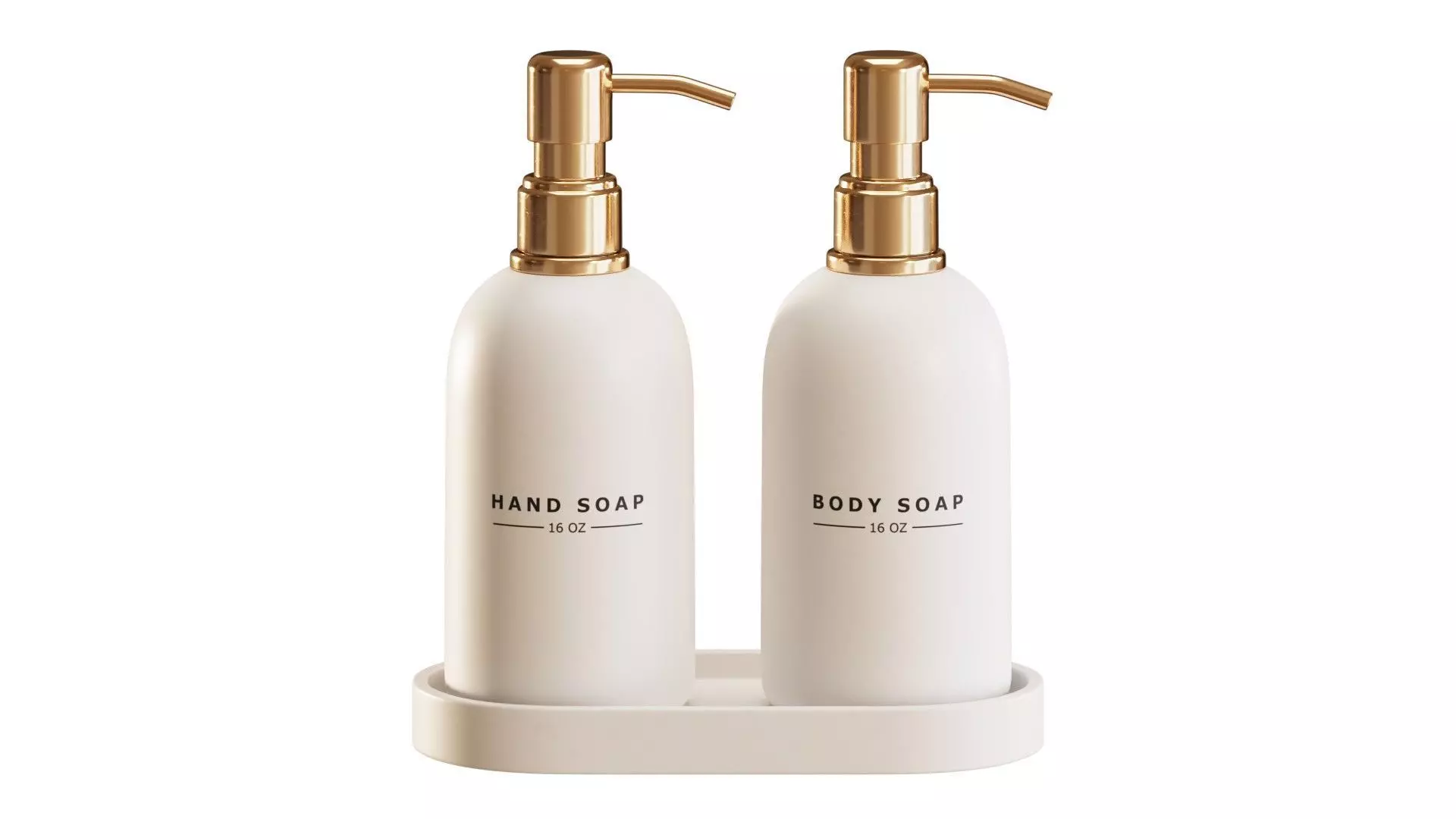 Bathroom Bottle Set 01 3D model