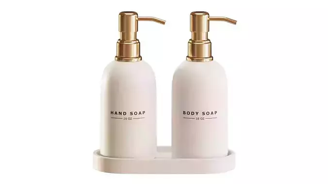Bathroom Bottle Set 01