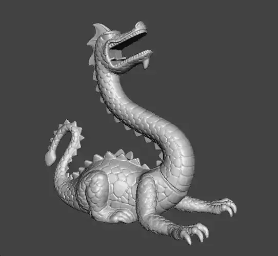 CROSSBOWS AND CATAPULTS DRAGON FIGURE MODEL FOR GAMES