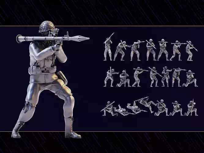 WWII Soldier Set 08