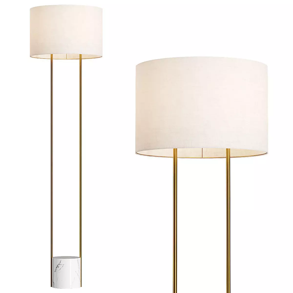 Lampatron RENO floor light 3D model_0