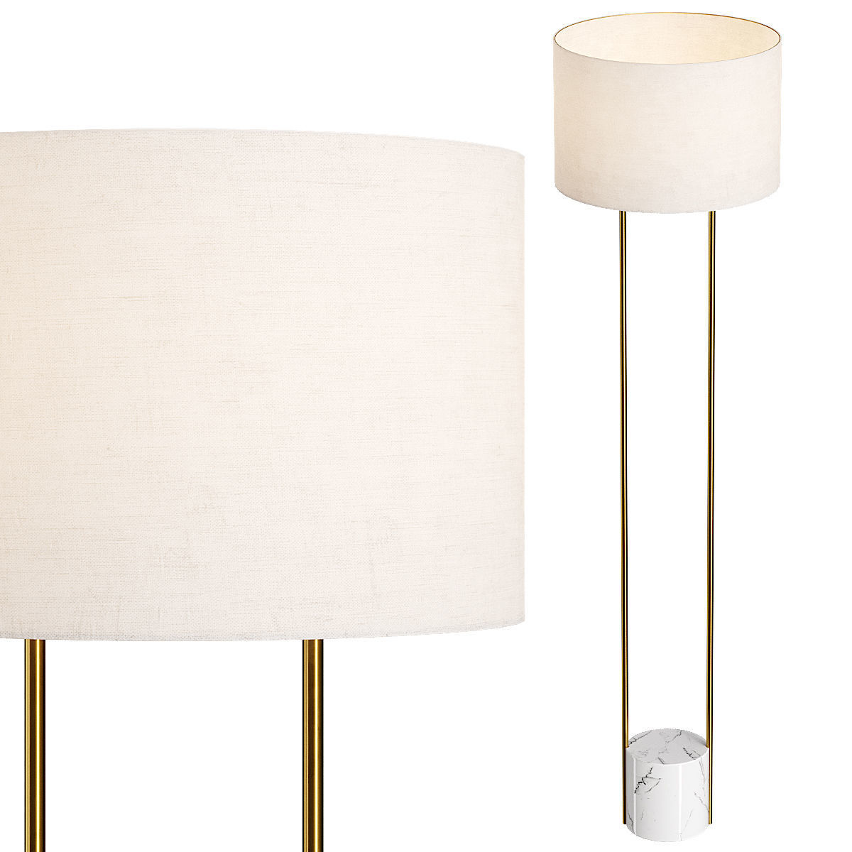 Lampatron RENO floor light 3D model_1