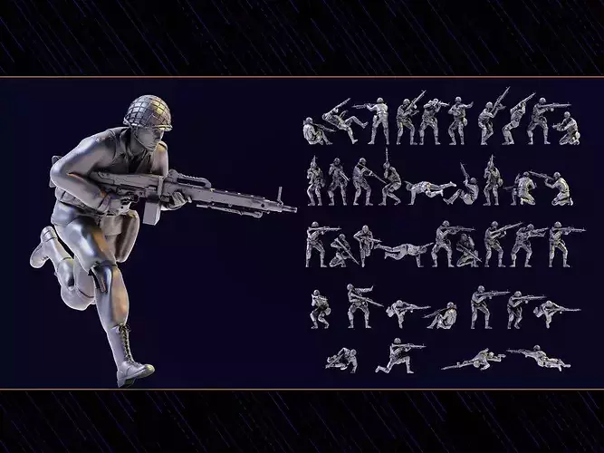 WWII Soldier Set 10