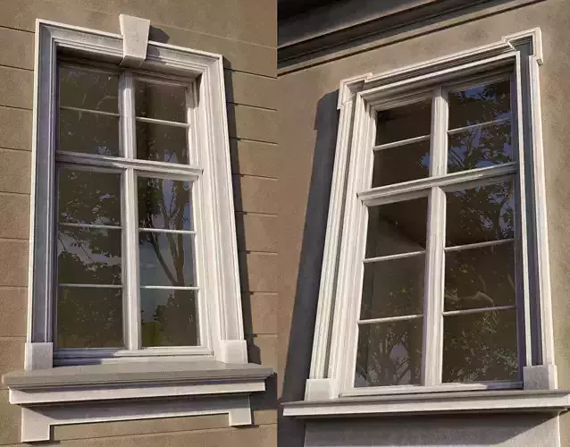 Classic window frame