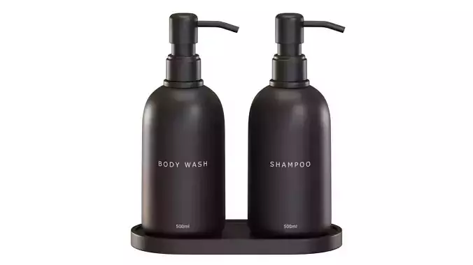 Bathroom Bottle Set 02