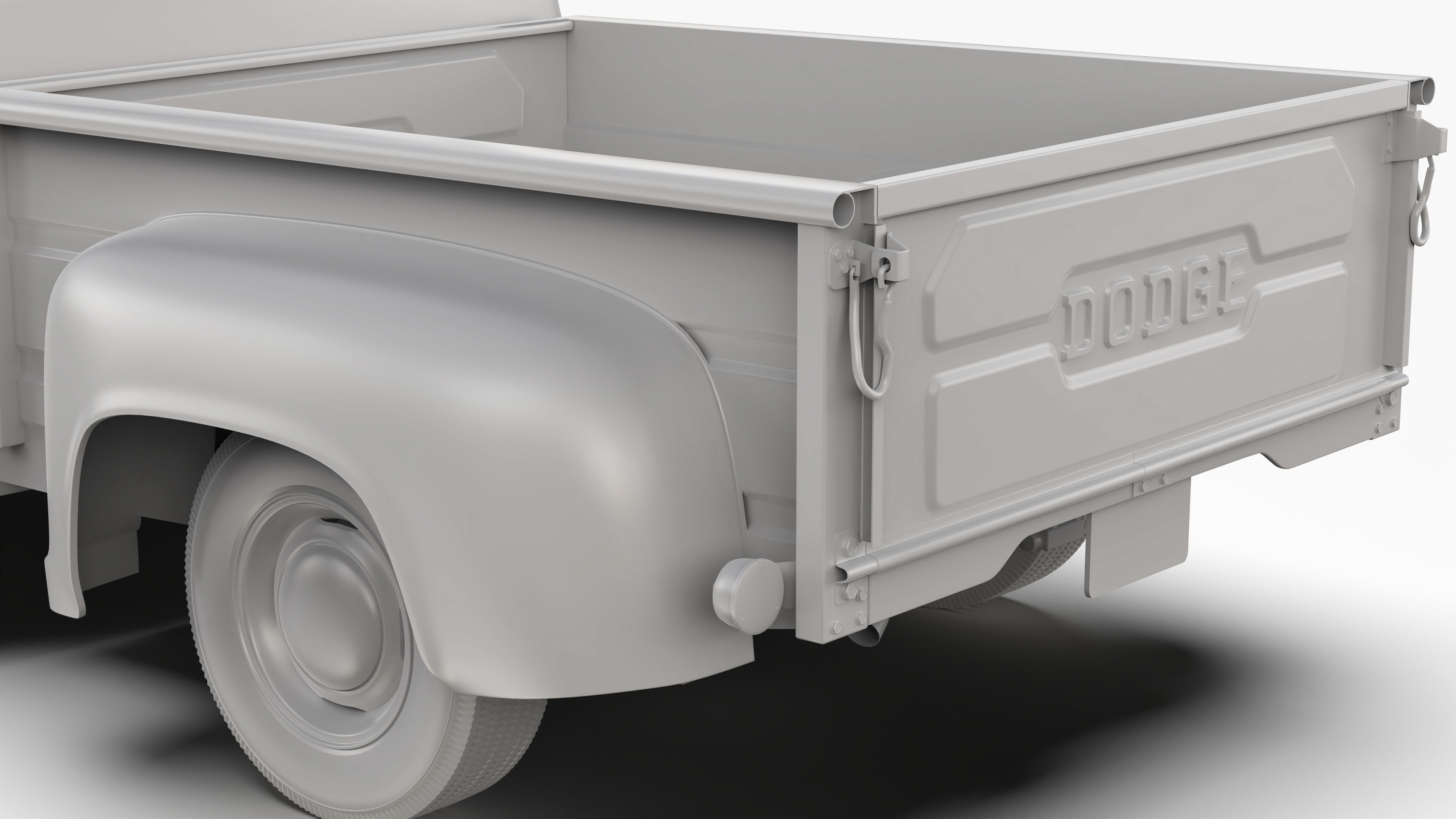 Dodge D100 1957 3D model_16