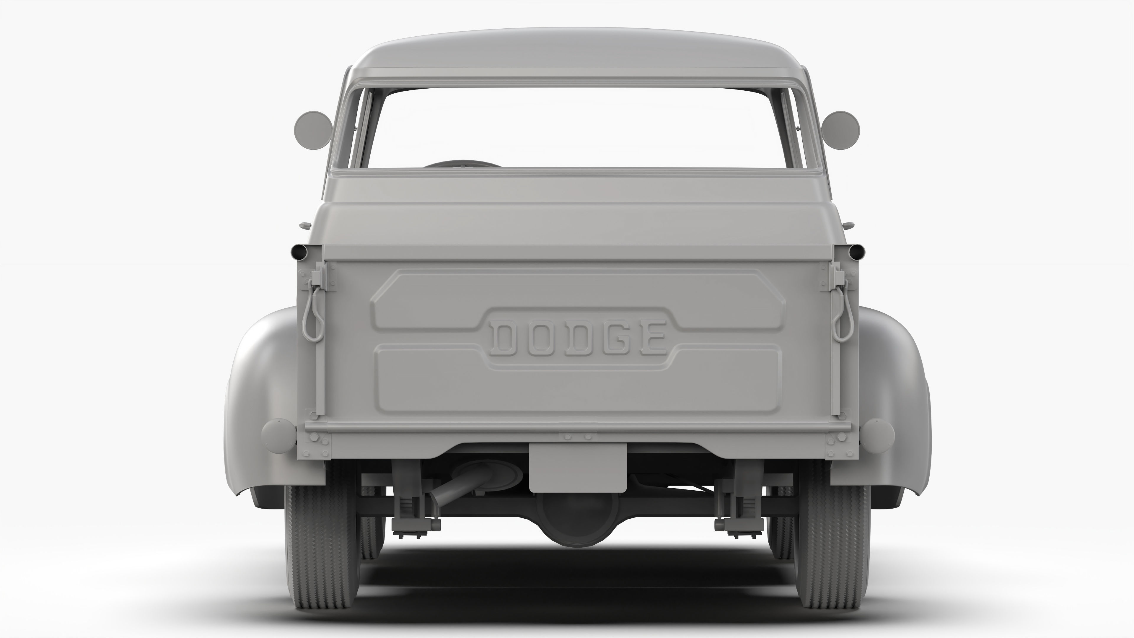Dodge D100 1957 3D model_14