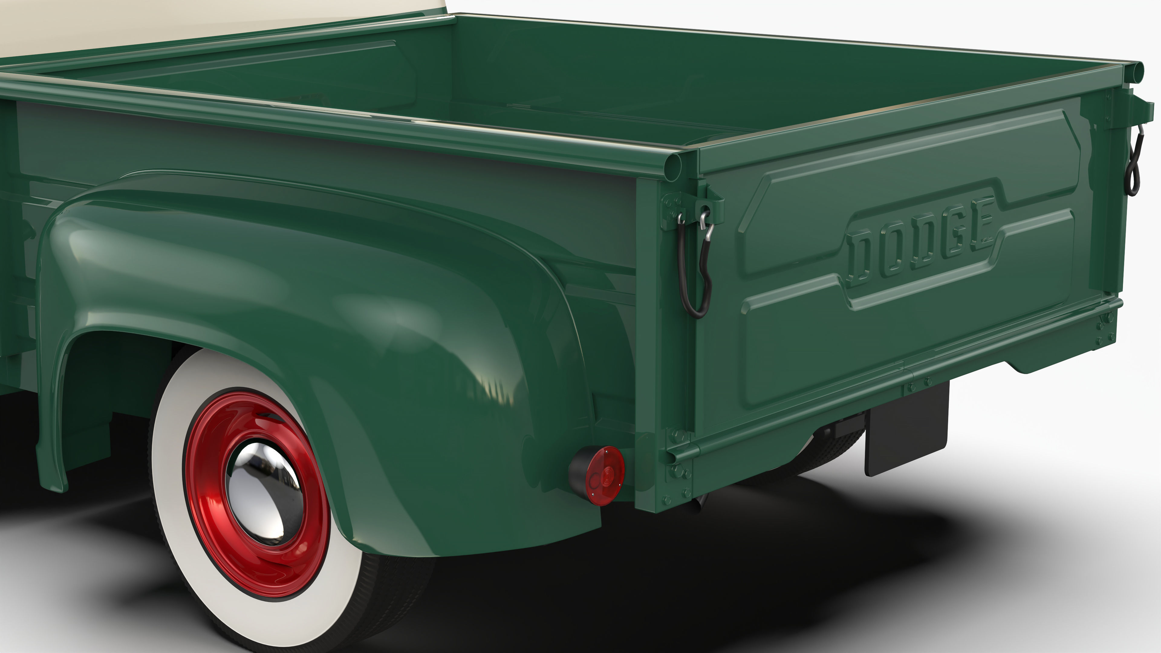 Dodge D100 1957 3D model_8