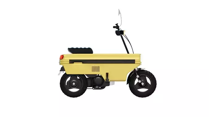 Honda Motocompo - Motorcycle Vehicle 3D model 3D model
